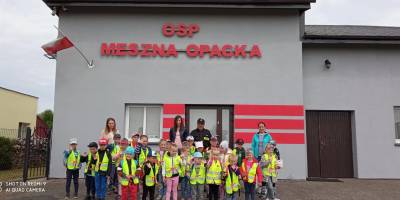 Przedszkolaki w remizie OSP- 24.05.2022 r.