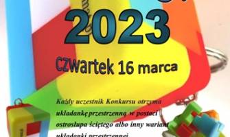 Konkurs “Kangur matematyczny”-16.03.2023 r.