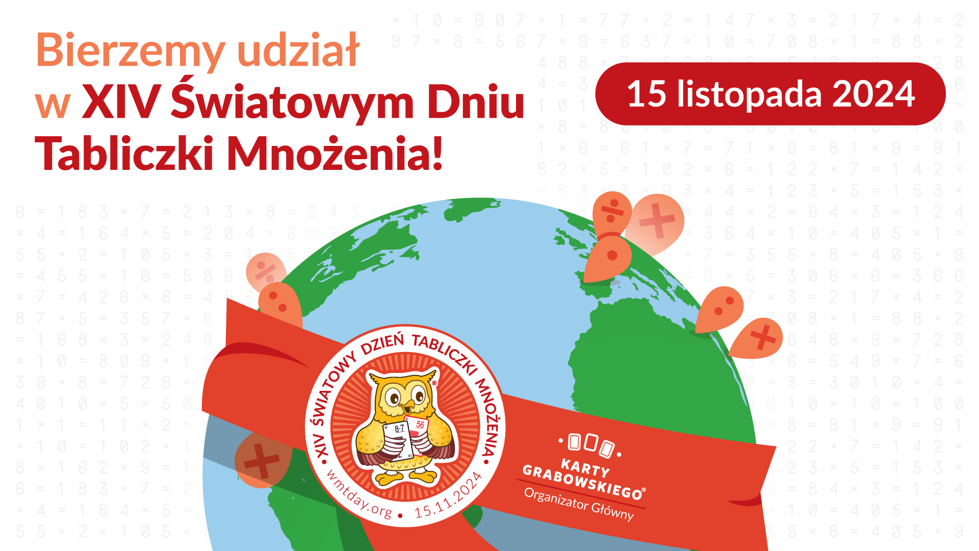 14.edycja Światowego Dnia Tabliczki Mnożenia już 15 listopada 2024 r.