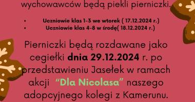 Świąteczny czas…pieczemy pierniki