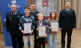 Gminne eliminacje Ogólnopolskiego Turnieju Wiedzy Pożarniczej ,,Młodzież Zapobiega Pożarom”.