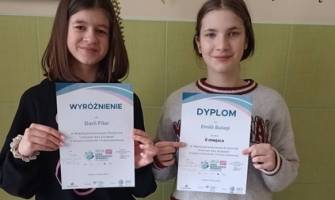 Międzypowiatowy konkurs “Internet bez pułapek” w kategorii uczniowie klas 7-8 szkoły podstawowej.